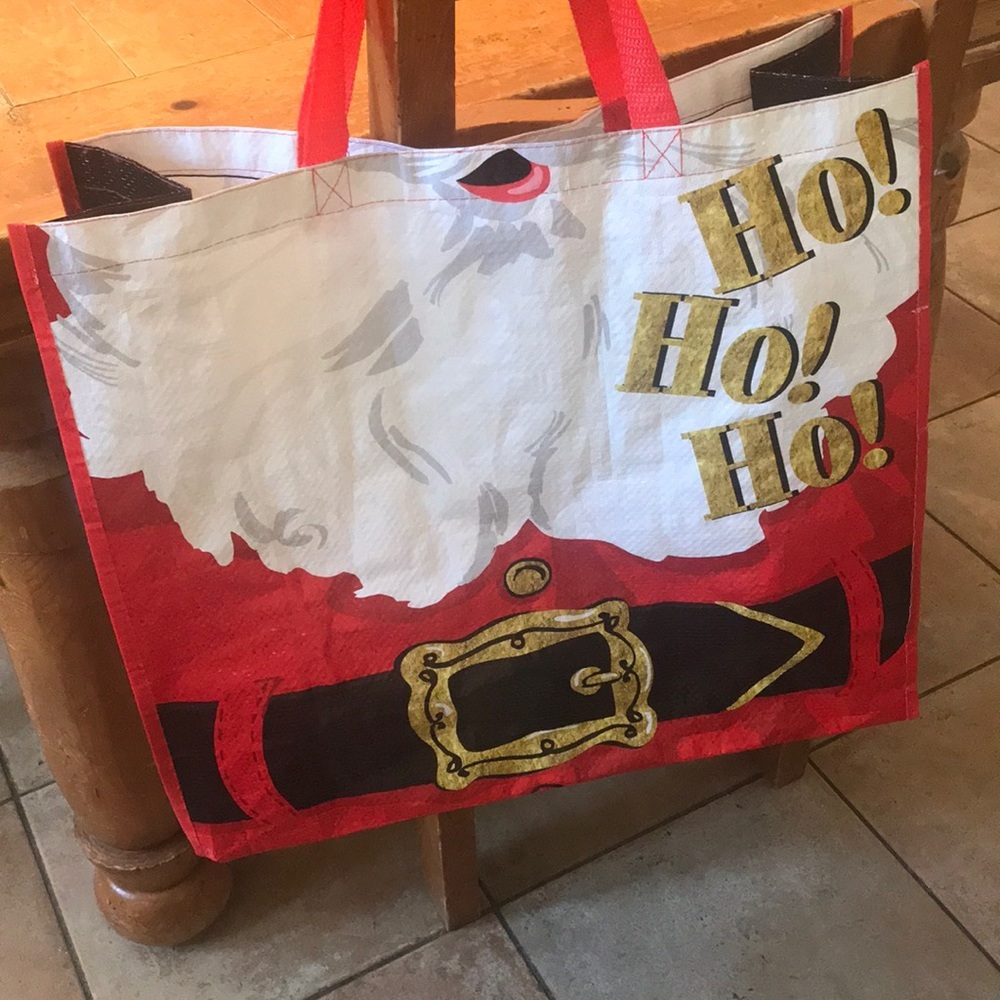 Large Santa Ho! Ho! Ho! tote bag